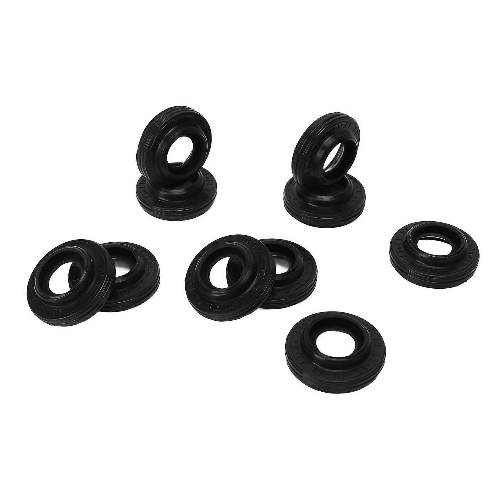 10PCS AC Compressor Shaft Seal Kit Rubber Complete Compact Structure Fit for DKS32C AC Compressor 