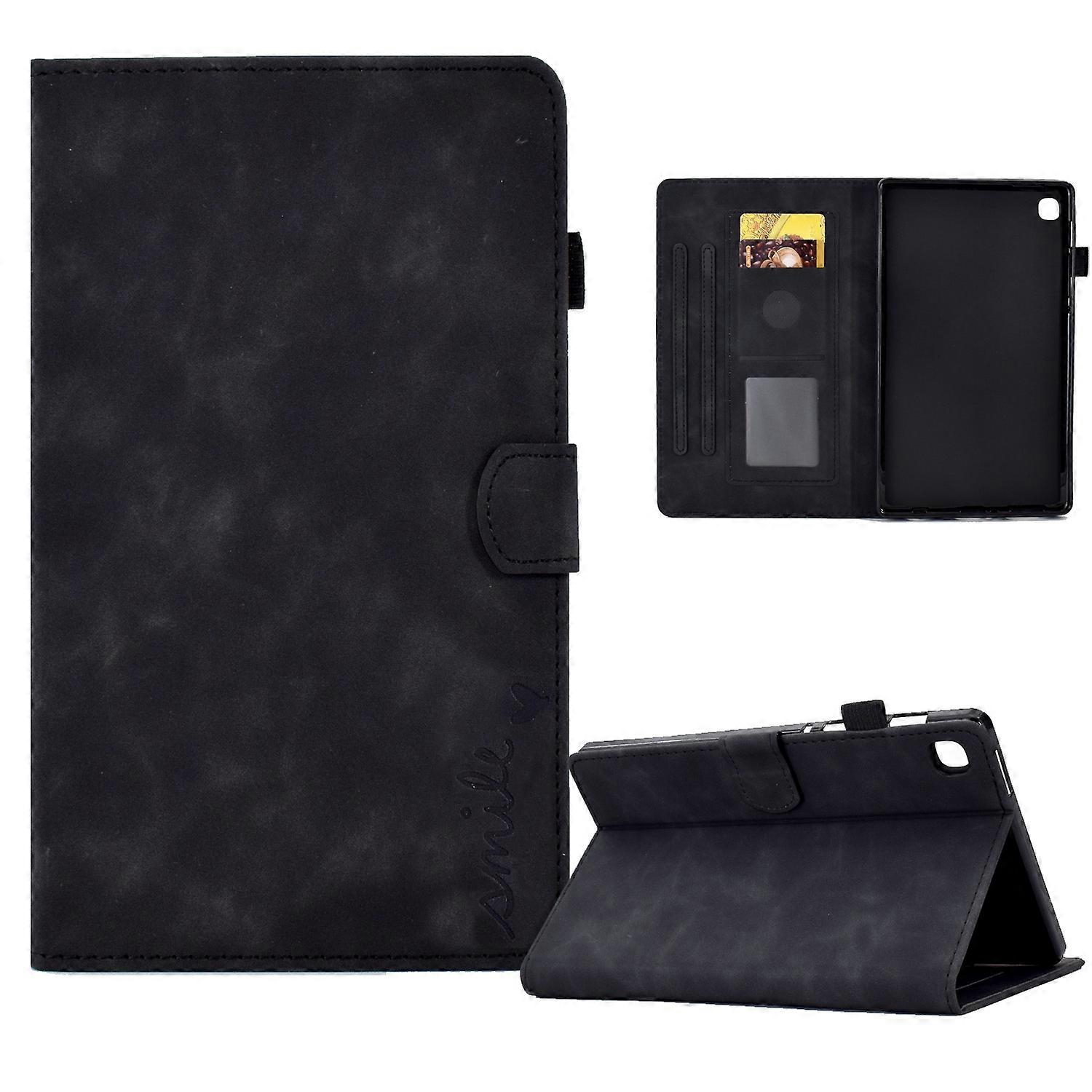 Για Samsung Galaxy Tab A 8.0 2019 T290 Ανάγλυφη δερμάτινη θήκη Smile Flip Tablet