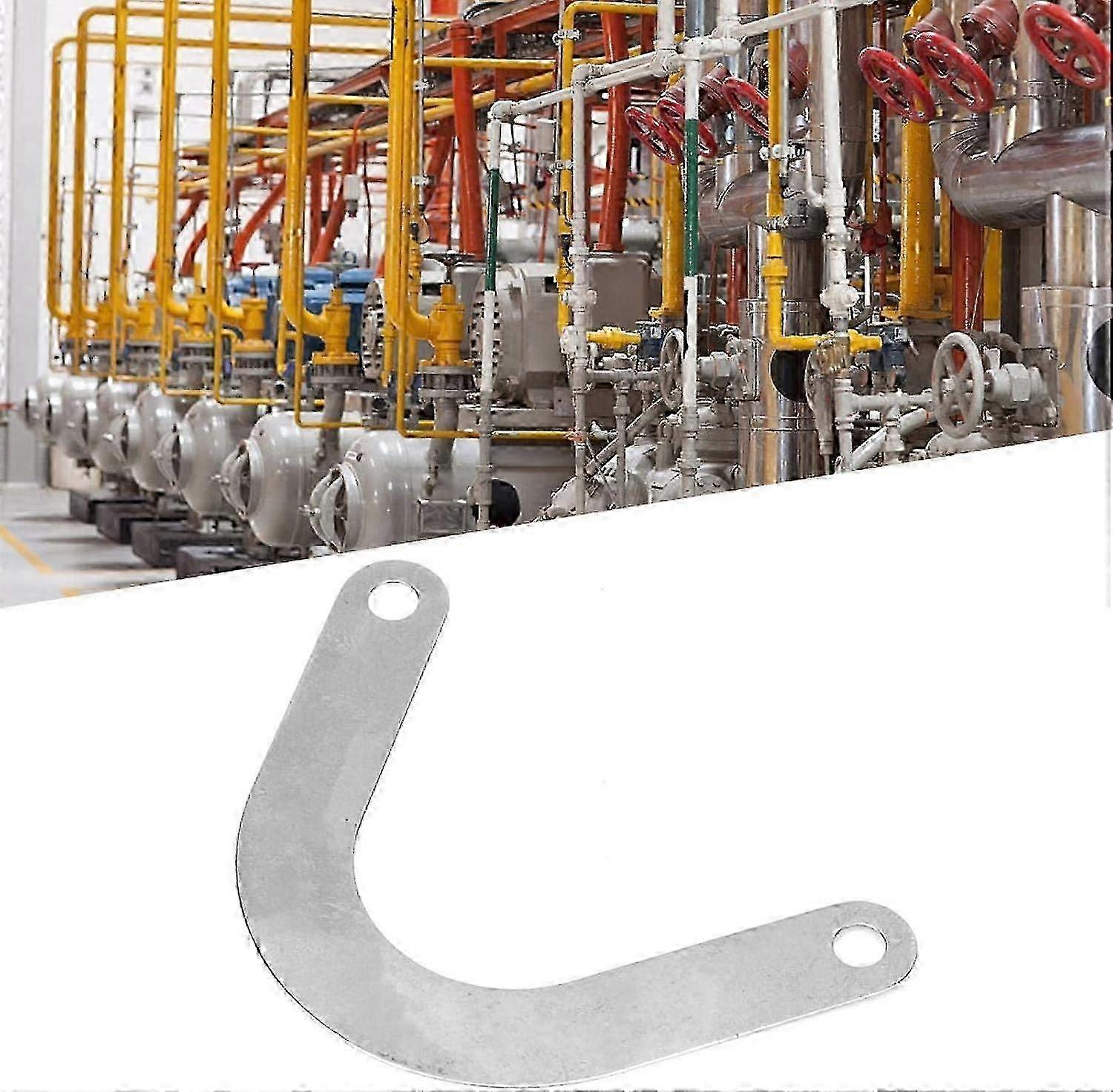 5Pcs Valve Plate, U Shape Metal Air Compressor Accessory 59mm Wide