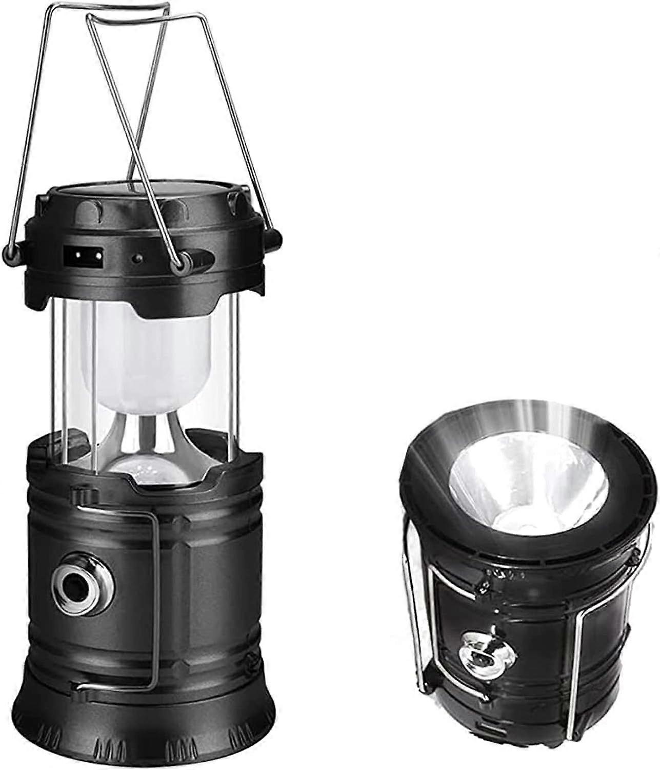 Solar Lantern with USB Interface - Waterproof Mobile Phone Charging Holder