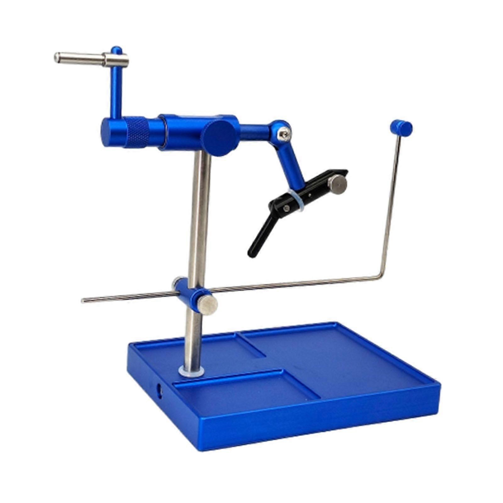Rotary Fly Tying Vise with Pedestal Base Adjustable Portable Fly Making Tool