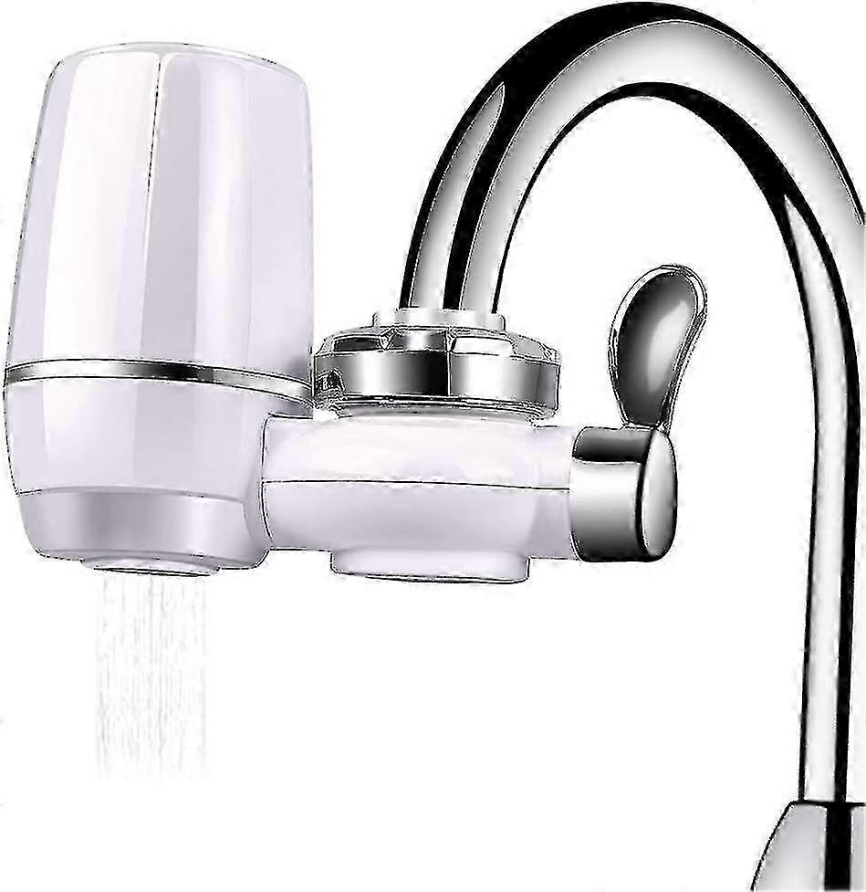 Faucet Water Filter, Highly Efficient Splash Proof Water Purifier A