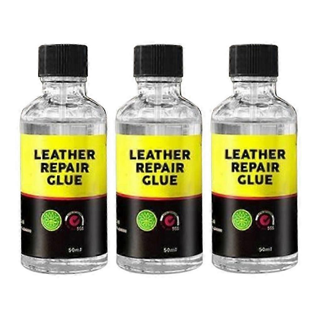 3X 50 مل سيارة جلود إصلاح الغراء صيانة مقعد العناية بالجلود جل المطاط السائل