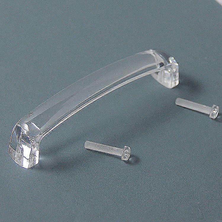 Transparent Pull Handle Acrylic Drawer Grip For Cabinets Hidden Wardrobe Handle Seamless Invisible Door Knob Multifunctional Furniture Pull