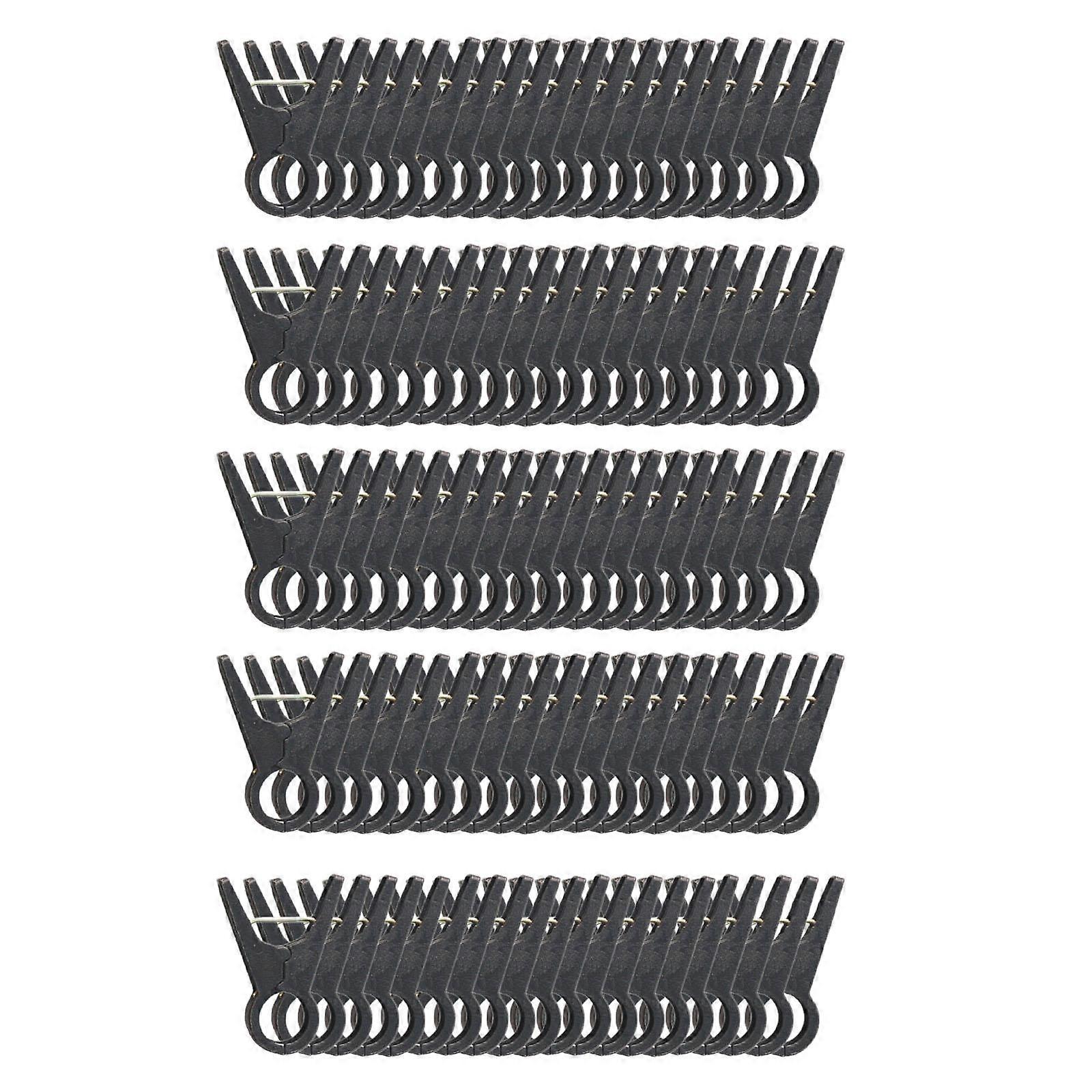 100ピースガーデンプラントサポートクリップ接ぎ木クリップ花植物クランプ、花