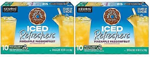 Donut Shop Iced Pineapple Passionfruit Single Serve K-Cup Pods 2 Pack
