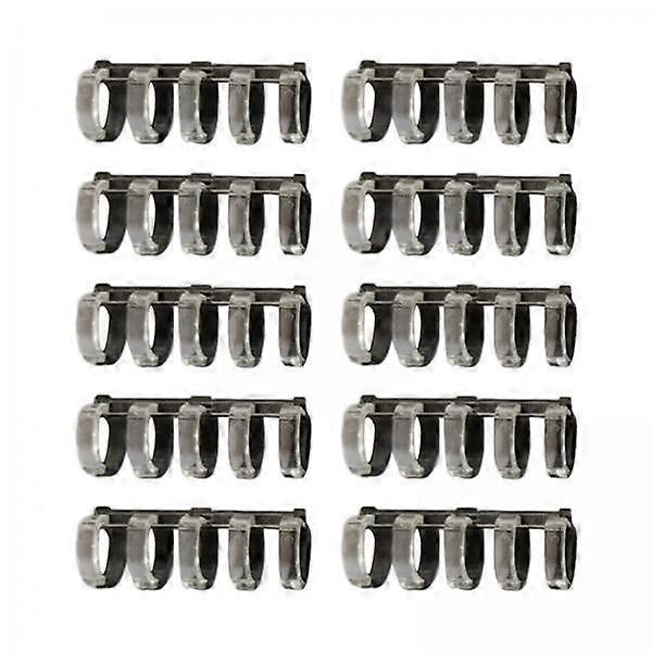 3x 10stk løse blad bindemidler ringe løse ringe børn kam bindende ringe snap split