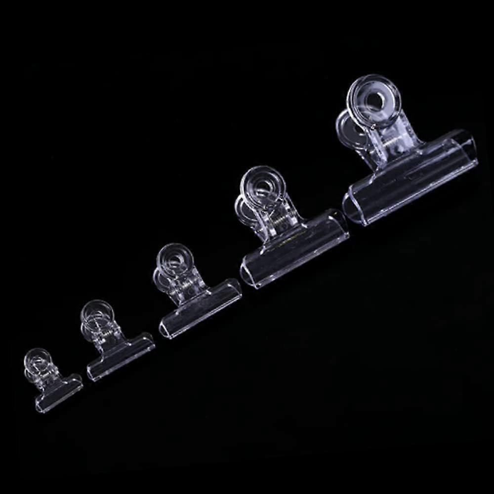 10PCS (5size) Klar Fluga Bindning CDC Fjäder Clips Kopiering Klipp Hackel Holding Verktyg Flugfisk