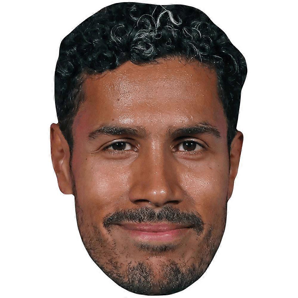 Chukwuma Modu (Beard) Celebrity Mask, Flat Card Face
