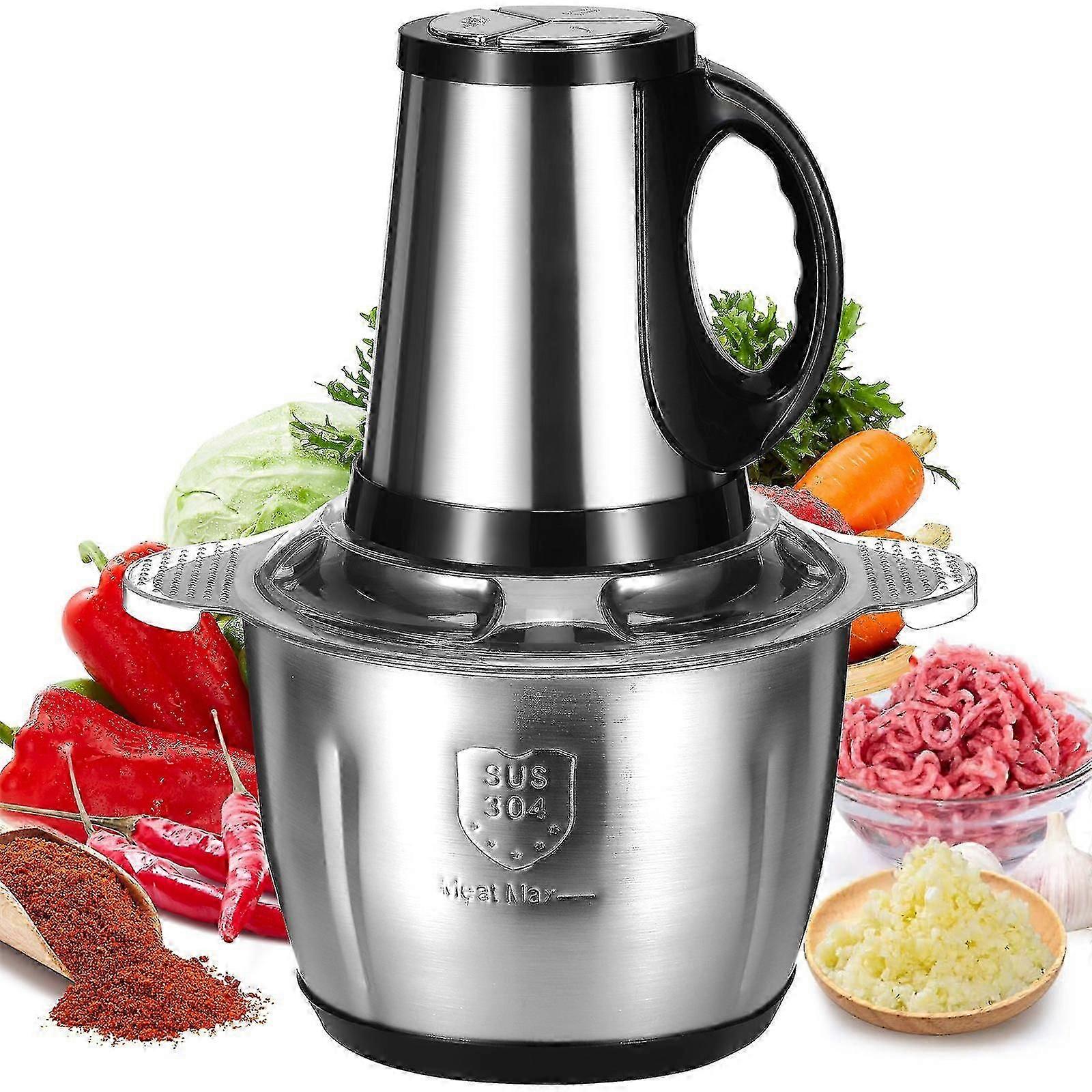 Electric Meat Grinder Food Chopper Food Processor Meat Mincer Grinding Meat Machine 3l With Uk Plug