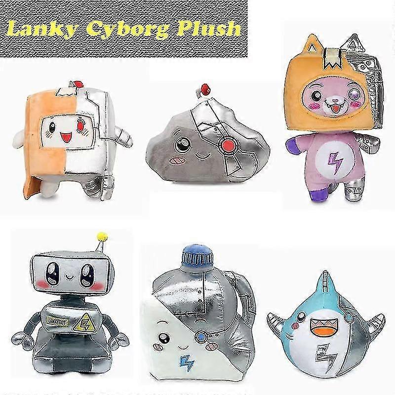 Soft Plush Stuffed Toy Set Kid Game Figures - Includes Boxy, Foxy, and Rocky Plushie Dolls Suitable for Various Brands