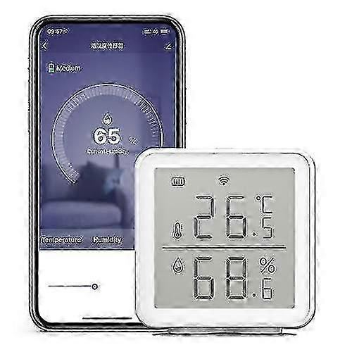 WiFi Smart Temp Humidity Sensor Alexa 230ft Wireless Hygrometer