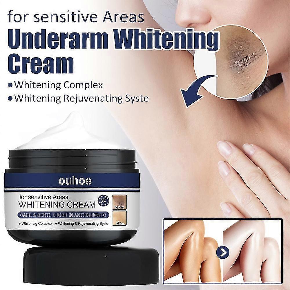 1/2pcs Body Skin Whitening Brightening Cream For Underarm Armpit Private Part Knee Elbow