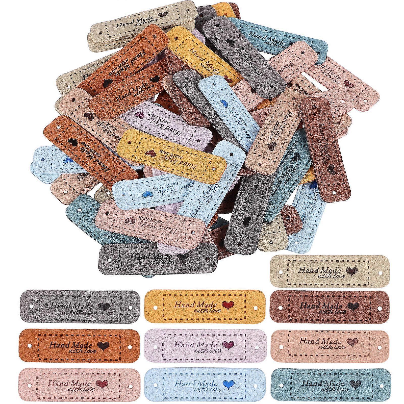 ملصقات بنمط قلب لتزيين حقائب الملابس والأحذية