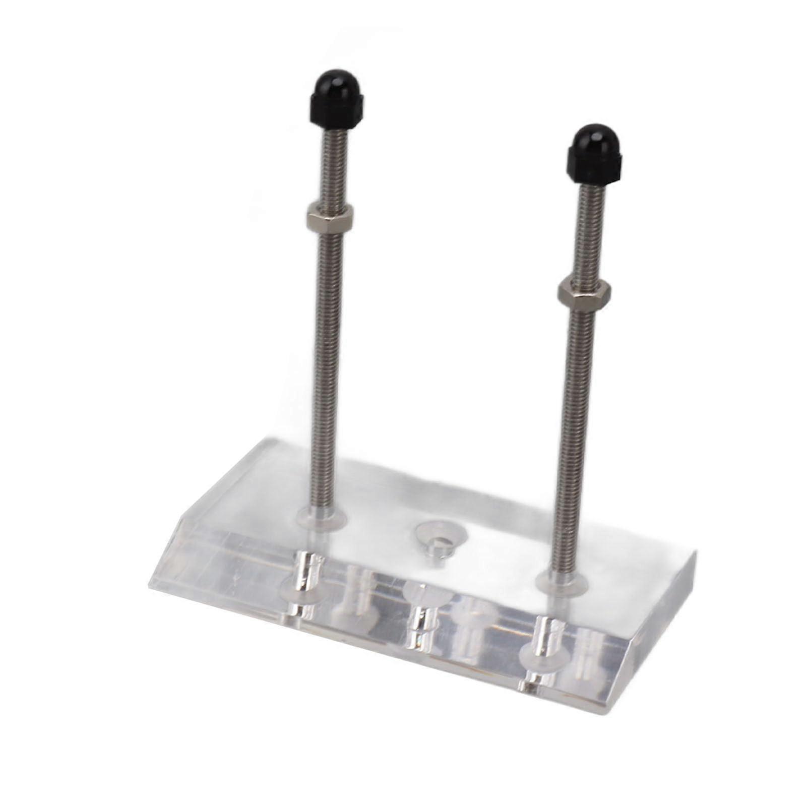 Skateboard Hanger Wall Mount Kit, Vertical Acrylic Skate Deck Display for Storage, Transparent Wall-Mounted Holder