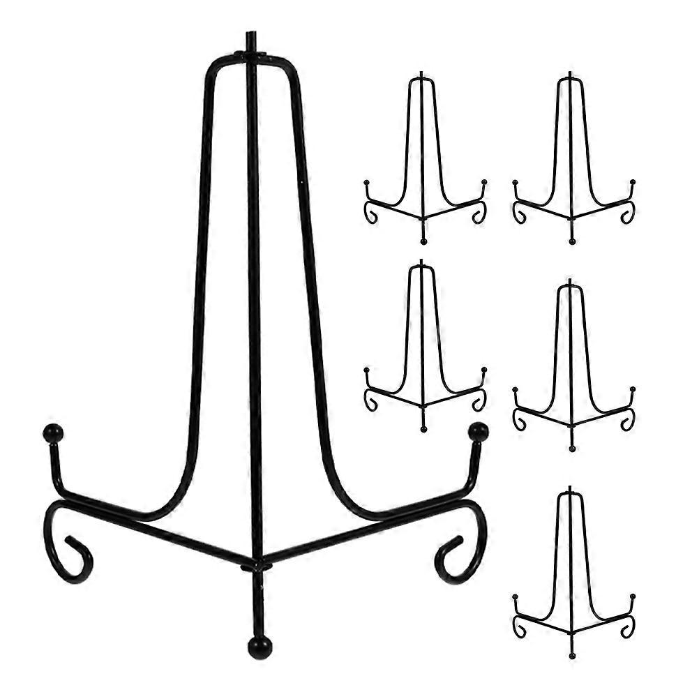 Crafts Display Rack Iron Plate Stand For 6Pcs