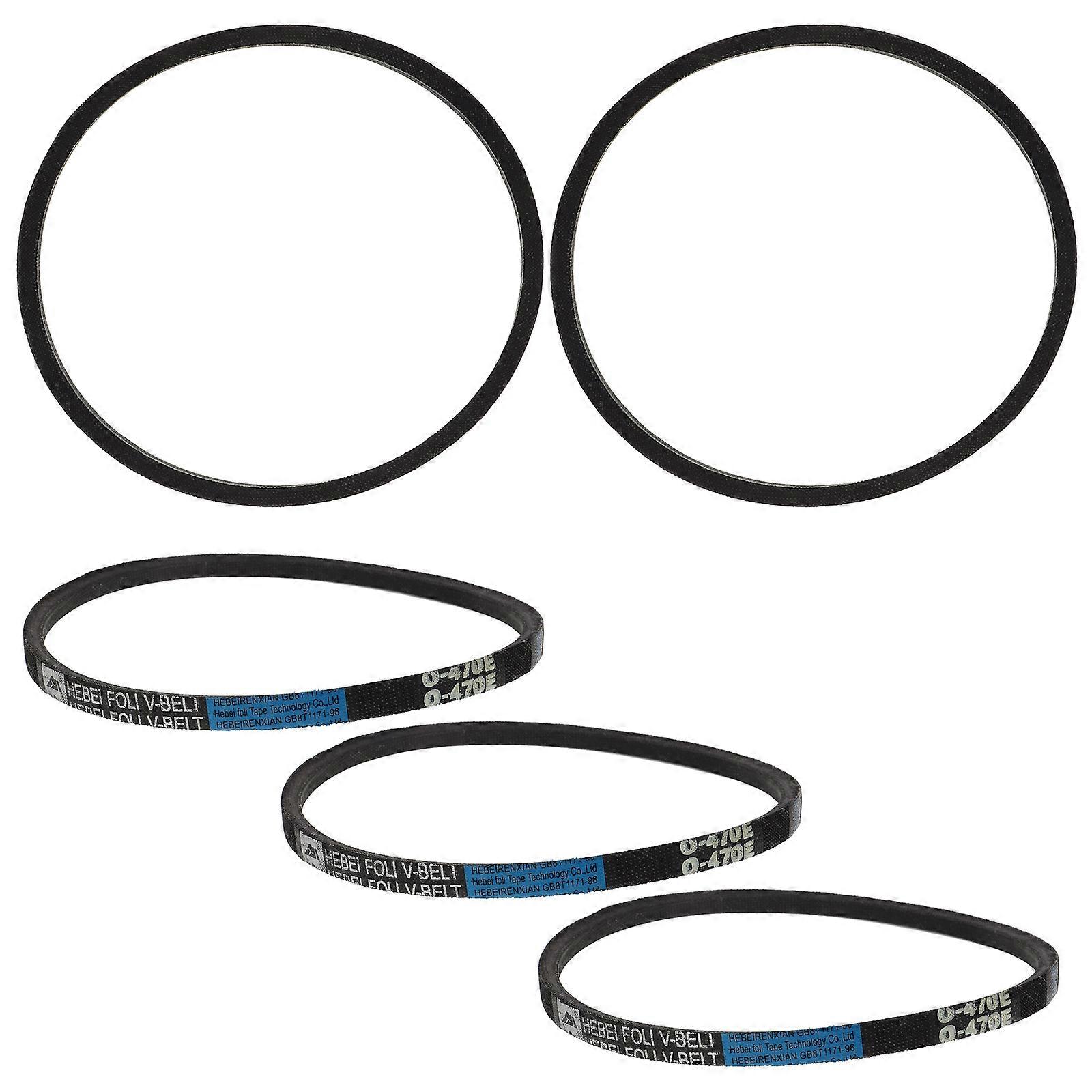Washing Machine Belt Replacement Part Drive Transmission Black 5Pcs