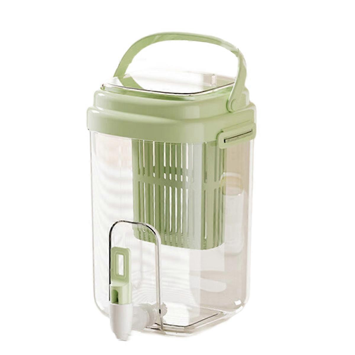 Cold Kettle with Faucet Refrigerator Juice Water Pitcher Home Plastic Beverage Dispenser Filter Drink Container for 2L C