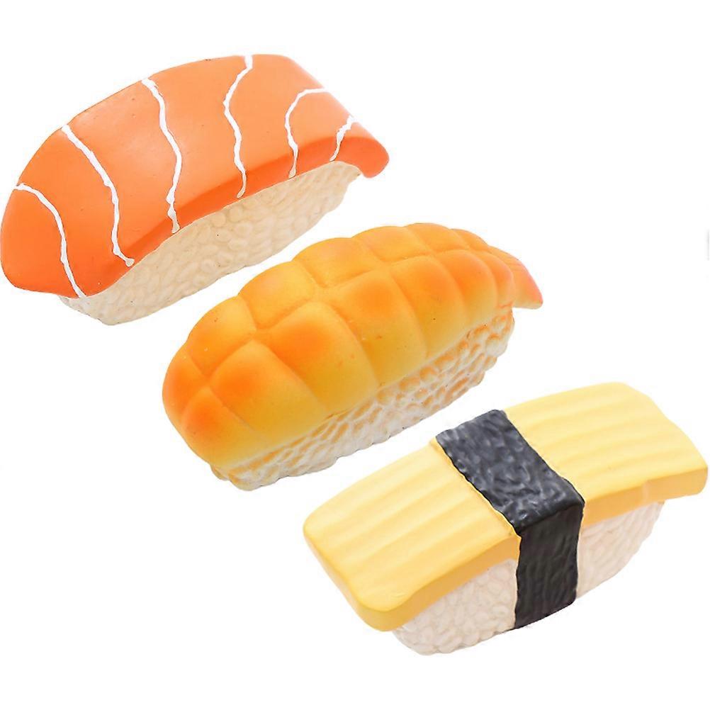 Wear Resistant Chewing Toy 3Pcs Assorted Color Latex Interesting Molar Toy for Puppy Playing