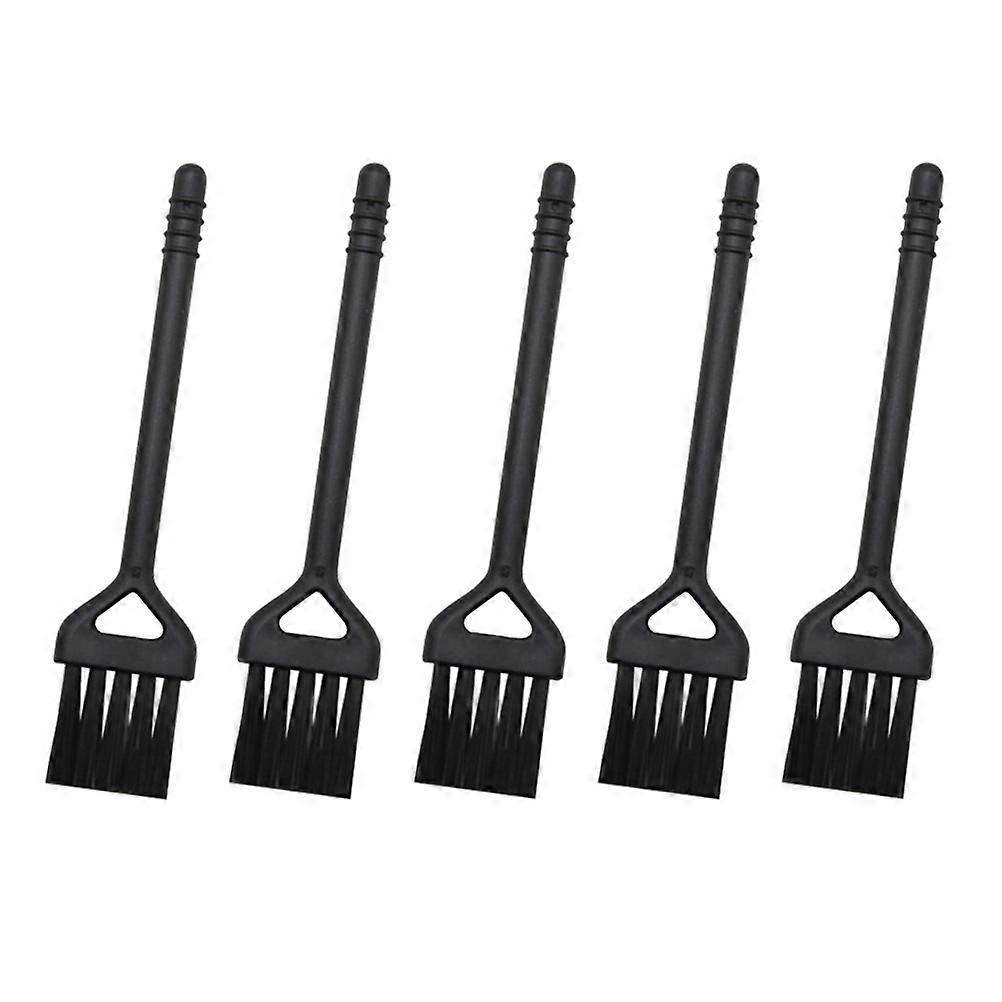 50pcs Cleaning Brush Set for Coffee Machines, Keyboards & Hard to Reach Areas – Black Handle for Dusting and Deep Cleaning