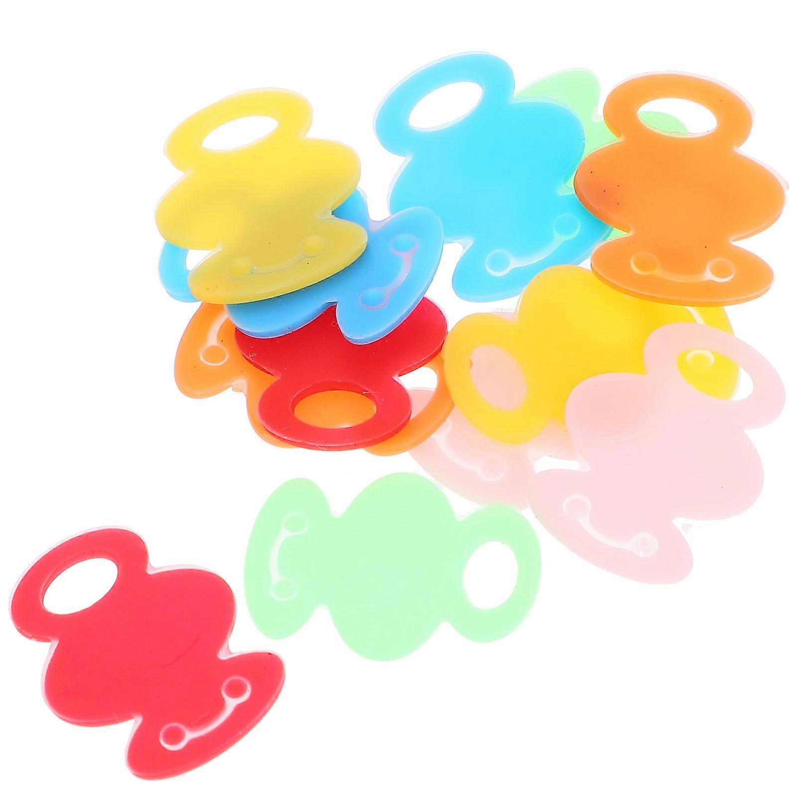 House Key Cover Silicone Key Marker Separation Office Use Assorted Color 1.90X0.90X0.10CM 24Set