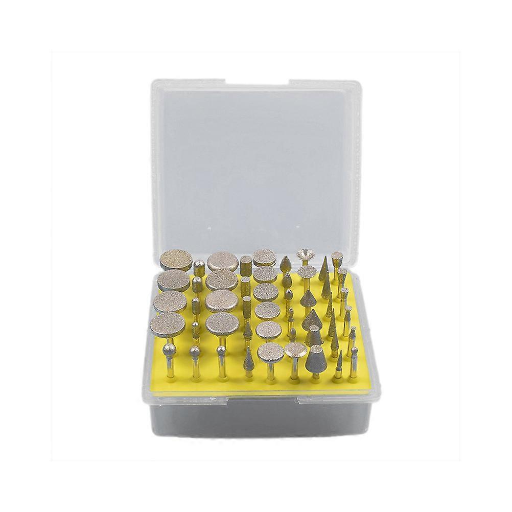 Metal Grinding Bits Rotary Tool Burr Set Polishing Buffing Kit for DIY Projects 50Pcs