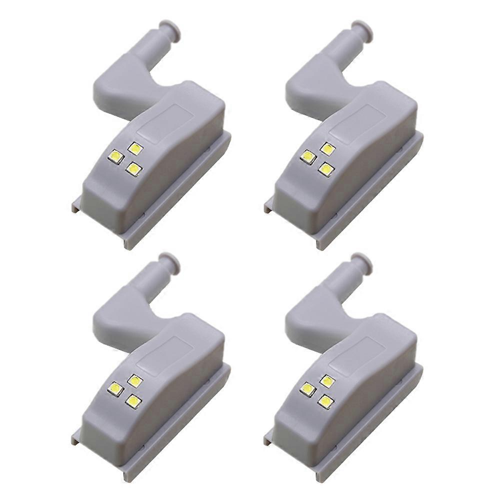 Led Cabinet Hinge Light Professional Kitchen Cabinet Lighting Grey 4Pcs