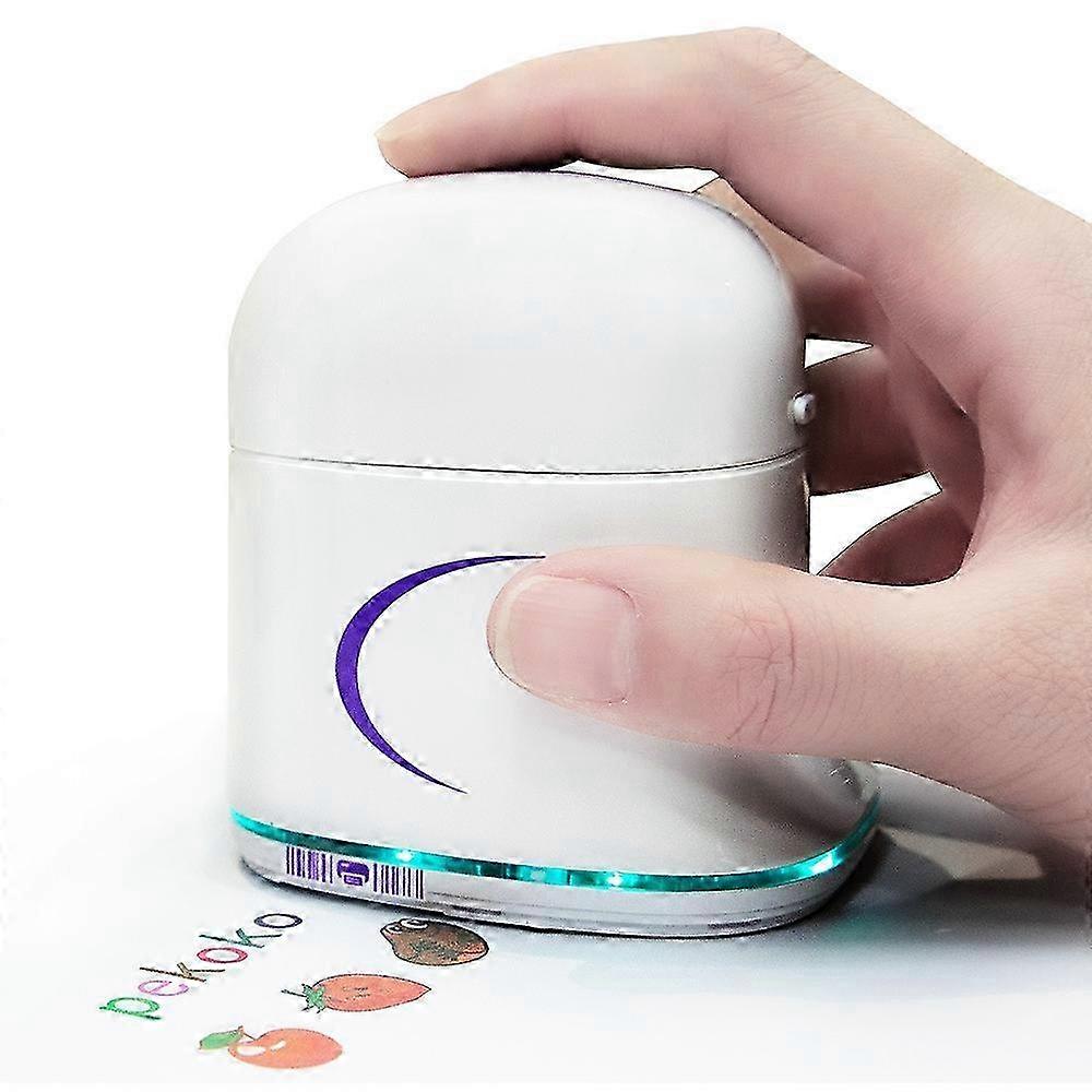 Pekoko Handheld Color Label Printer Bluetooth Connection Portable Mini Home Inkjet Printer, Model: K1