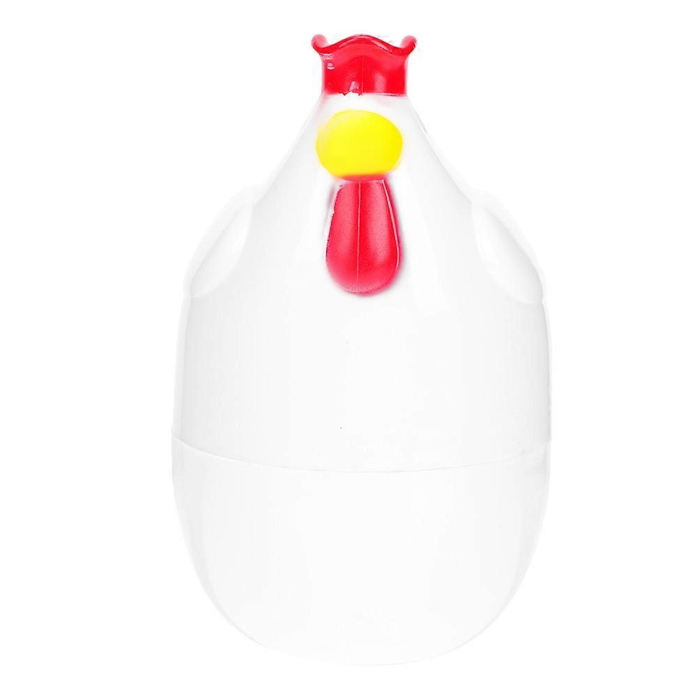 Steamed Egg Holder Creative Chicken Shaped Egg Container White 1Pack Suitable For Kitchen Cookware