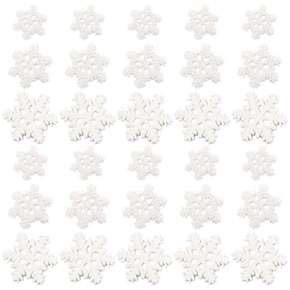 Tiny Resin Snowflakes Decor Home Decor Wall Art Craft Projects 50Pcs