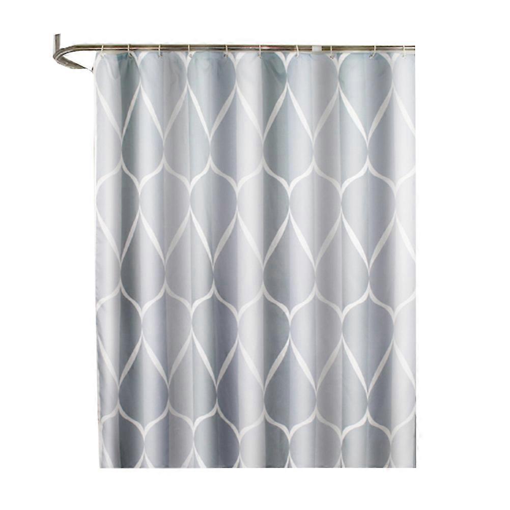 Bath Curtains Waterproof Shower Curtain Home Use 120x180cm Simple Design Rectangular 1Set