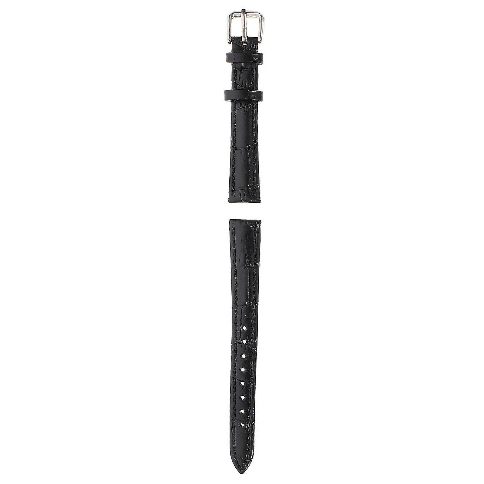 Watch Strap Classic Design Retro Pattern Adjustable Durable Smooth Black 10.8X1.1cm 1Pc