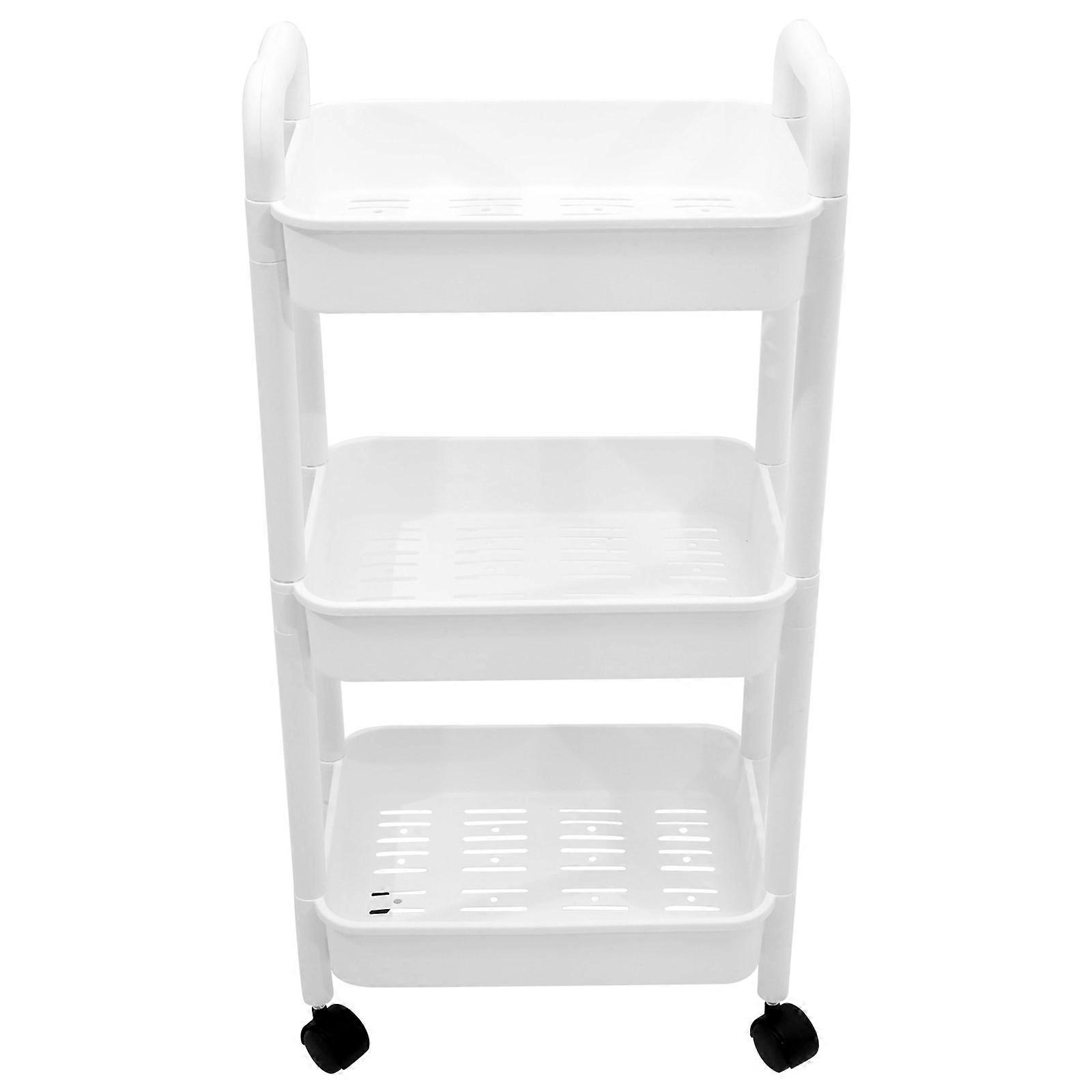 Utility Storage Cart Multi Tier Rolling Utility Cart Kitchen 77.00X34.50X26.00CM Mobile 1Pcs