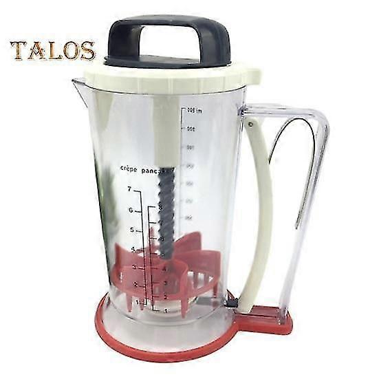 900ML Batter Dispenser with Measuring Label Pancake Batter Dispenser Cupcake Waffle Muffin Mix Crepe & Cake Batter Separator