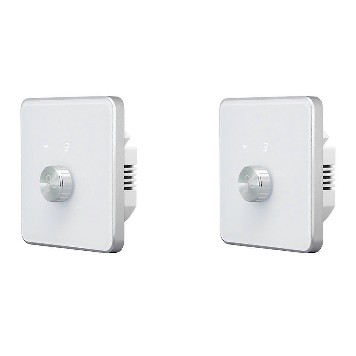 Smart Wifi Fan Switch 5 Speed Control EU Deckenventilator Dreh- / Knopfschalter Tuya Fernbedienung für Zuhause