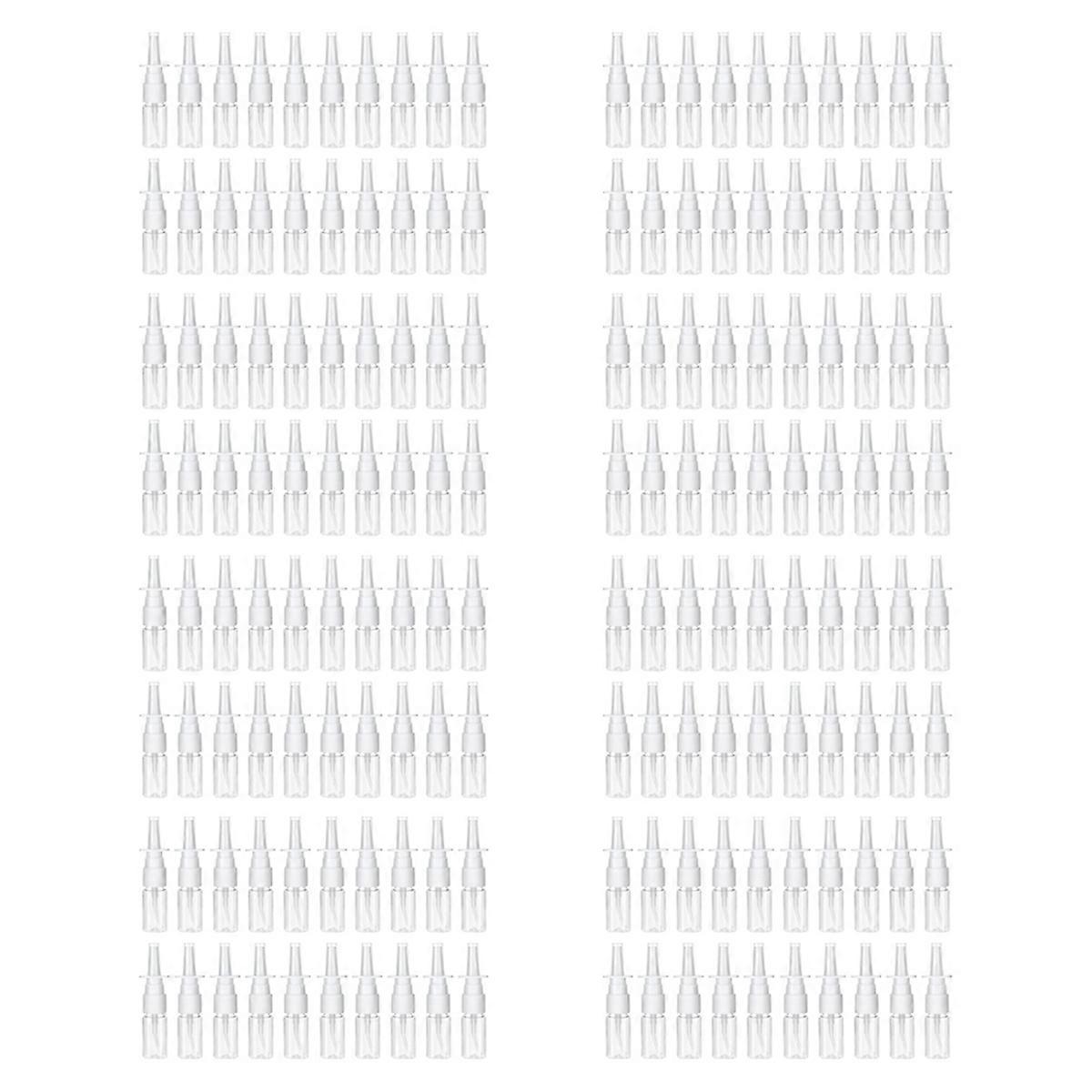 20Pcs Nasal Bottle, 10ML Clear Small Empty Nose Bottle