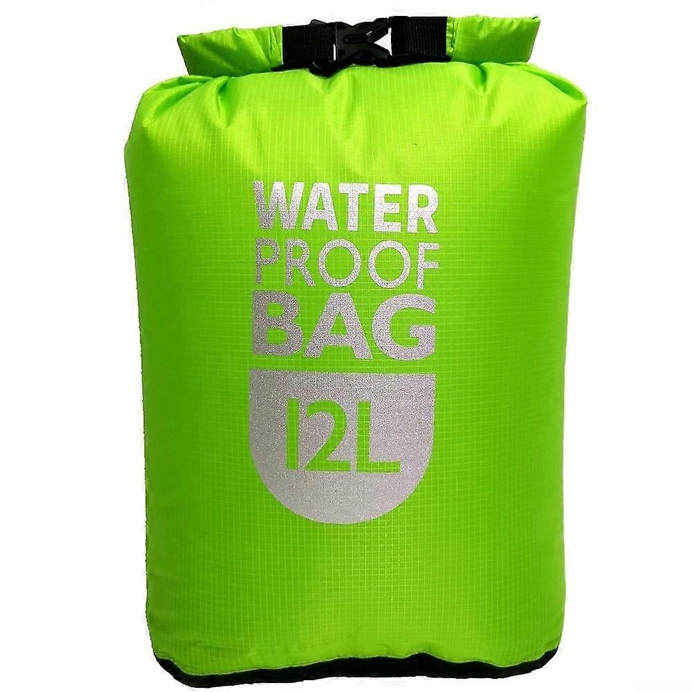 Multi Purpose Dry Bag For Water Activities Kayaking And Boating 12L Capacity Green