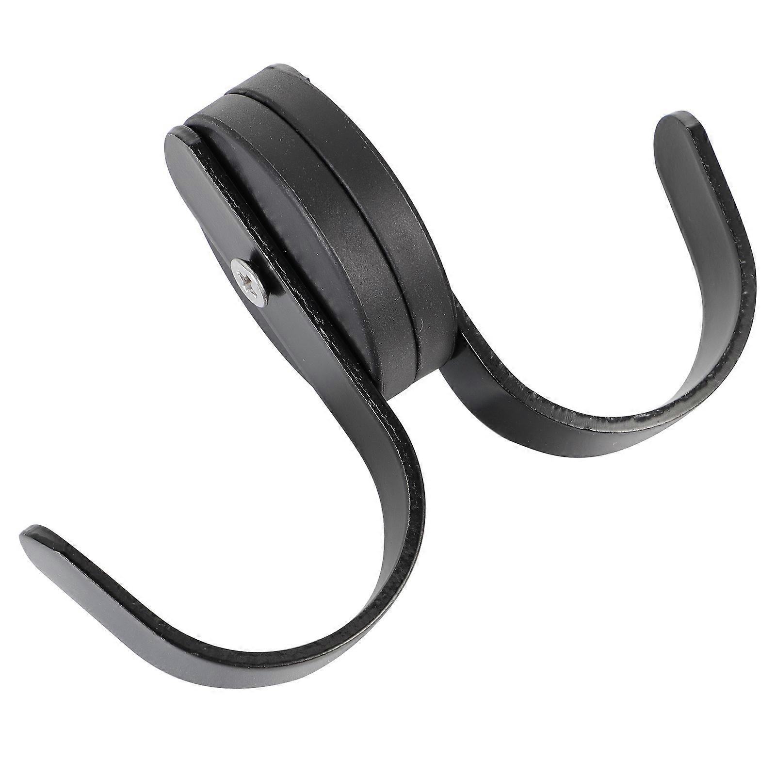 Storage Hooks Magnet Hooks For Hanging Bathroom Accessories Black 65x4Cm 2Pcs