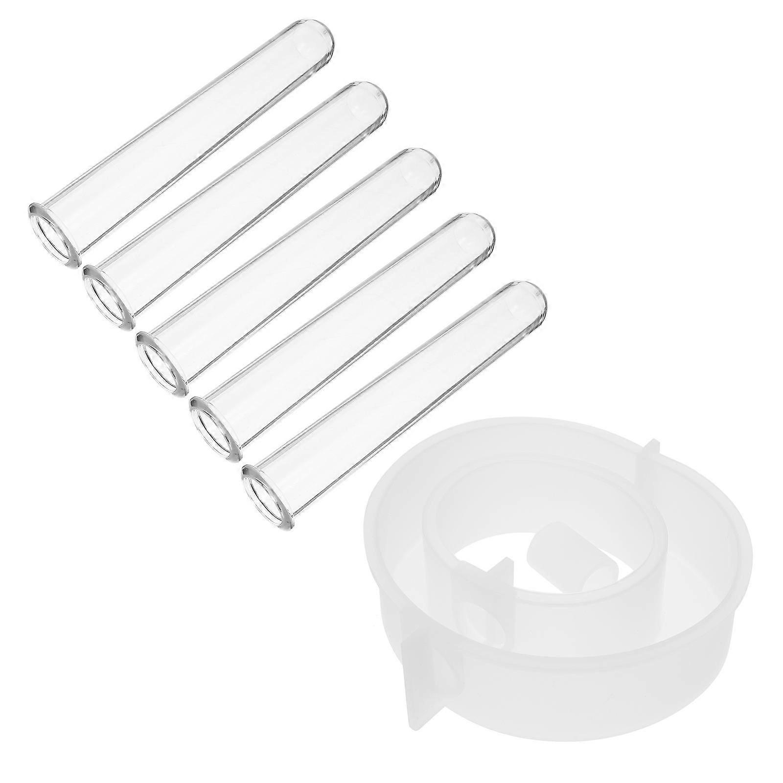 7PCS Silicone Mold for Vase Floating Plant Planter with Tube