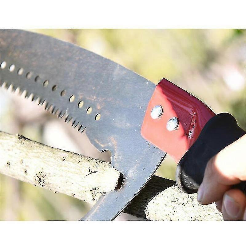 Long Extension Pruning Saw, Manual Pole Cutter for Yard and Garden Tree Branches Cutting, 4m Pole Saw for Trimming