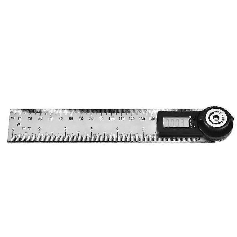 200mm Stainless Steel Digital Protractor Angle Finder Miter Gauge Ruler