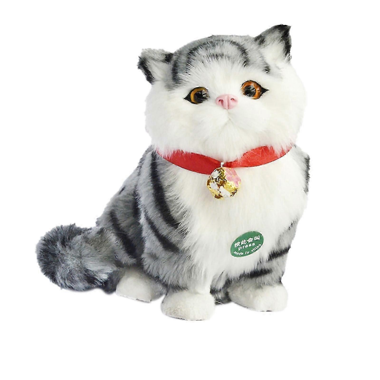 Simulation cat toy creative artifact gift will call simulation cat will wag its tail