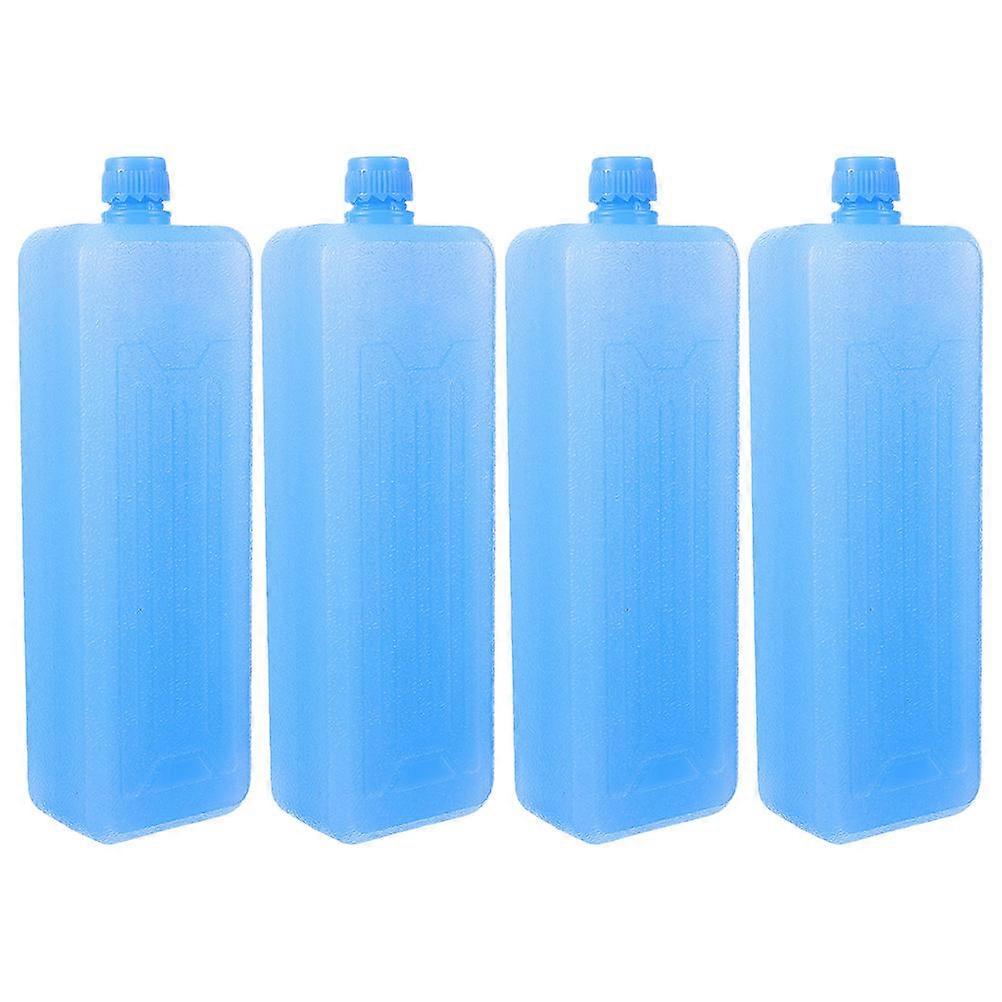 Reusable Ice Packs for Air Cooler Energy Saving Quiet Operation Ice Storage Home Use Blue 18.00X6.00X4.00CM 4Pcs