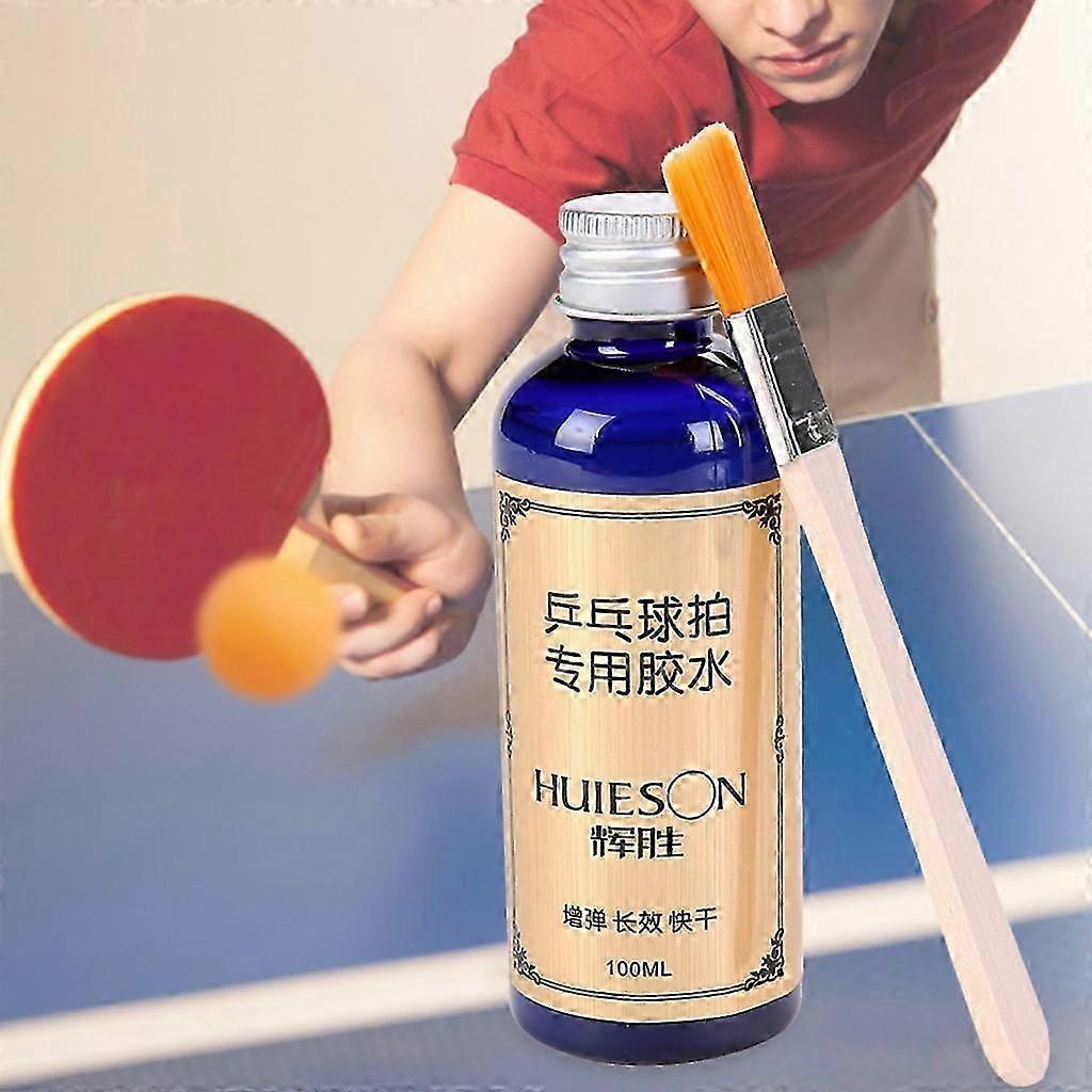 Table Tennis Glue Speed Liquid Super Pingpong Racket Rubber With Special Brush