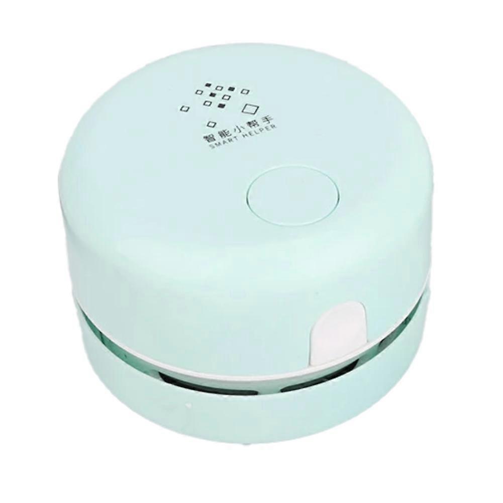 Desktop Cleaner Mini Desk Vacuum Cleaner Desktop Dust Remover Sweeper Vacuum Cleaner Table Cleaning Tool Green