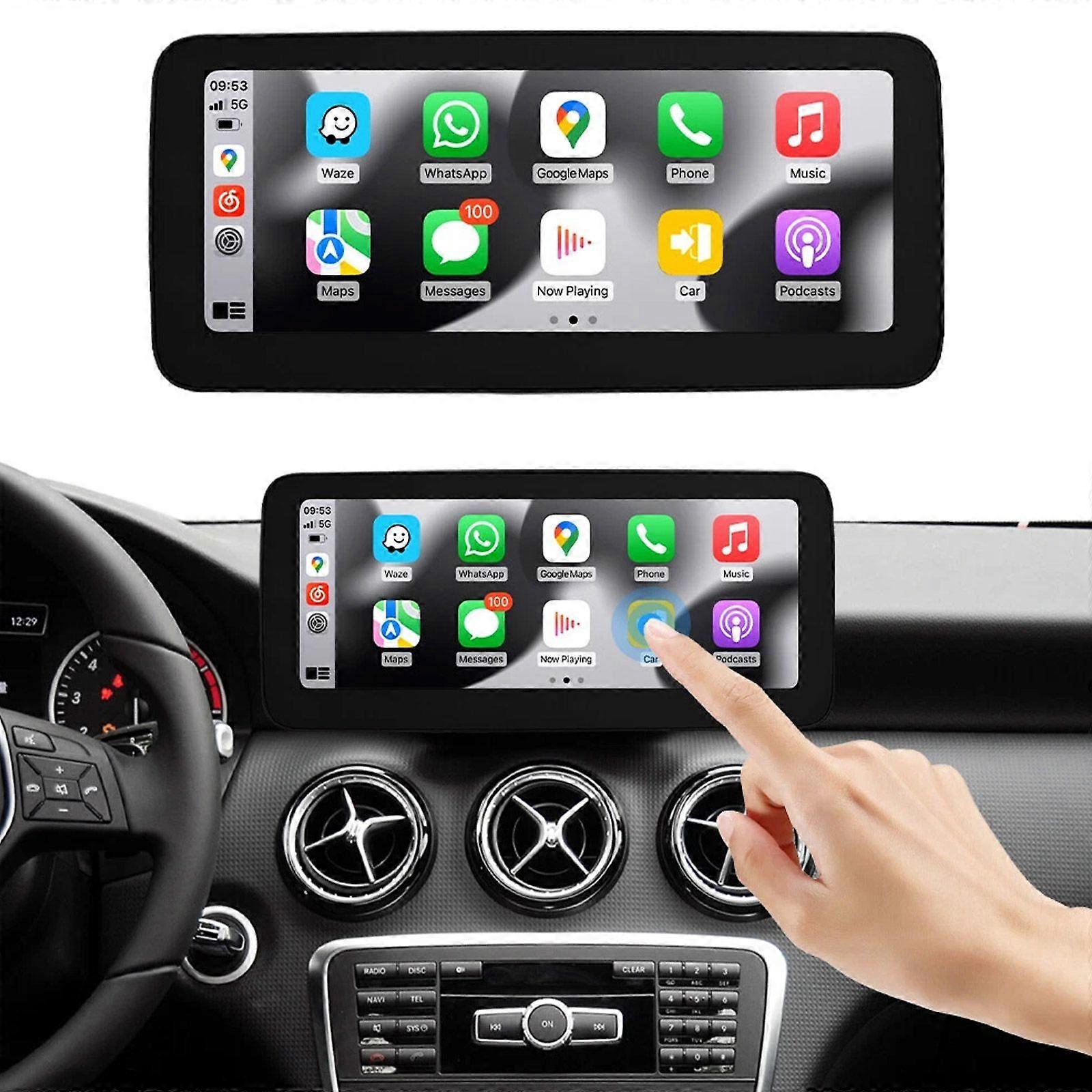 10.25 אינץ' מסך מגע CarPlay סטריאו רדיו NAVI עבור בנץ W176 C117 X117 X156 B W24