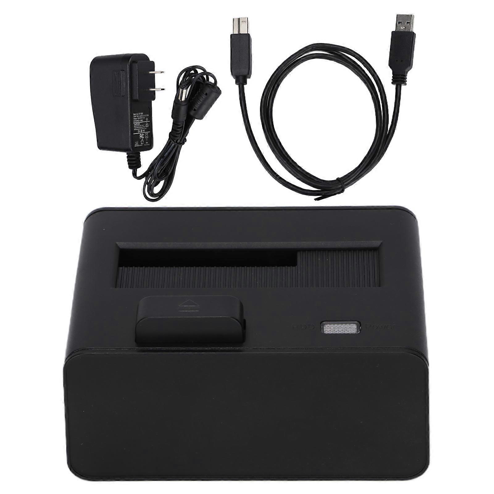 Docking Station Fast Transmission Speed Wear Resistant Good Heat Dissipation Hard Drive Enclosure 100‑240V