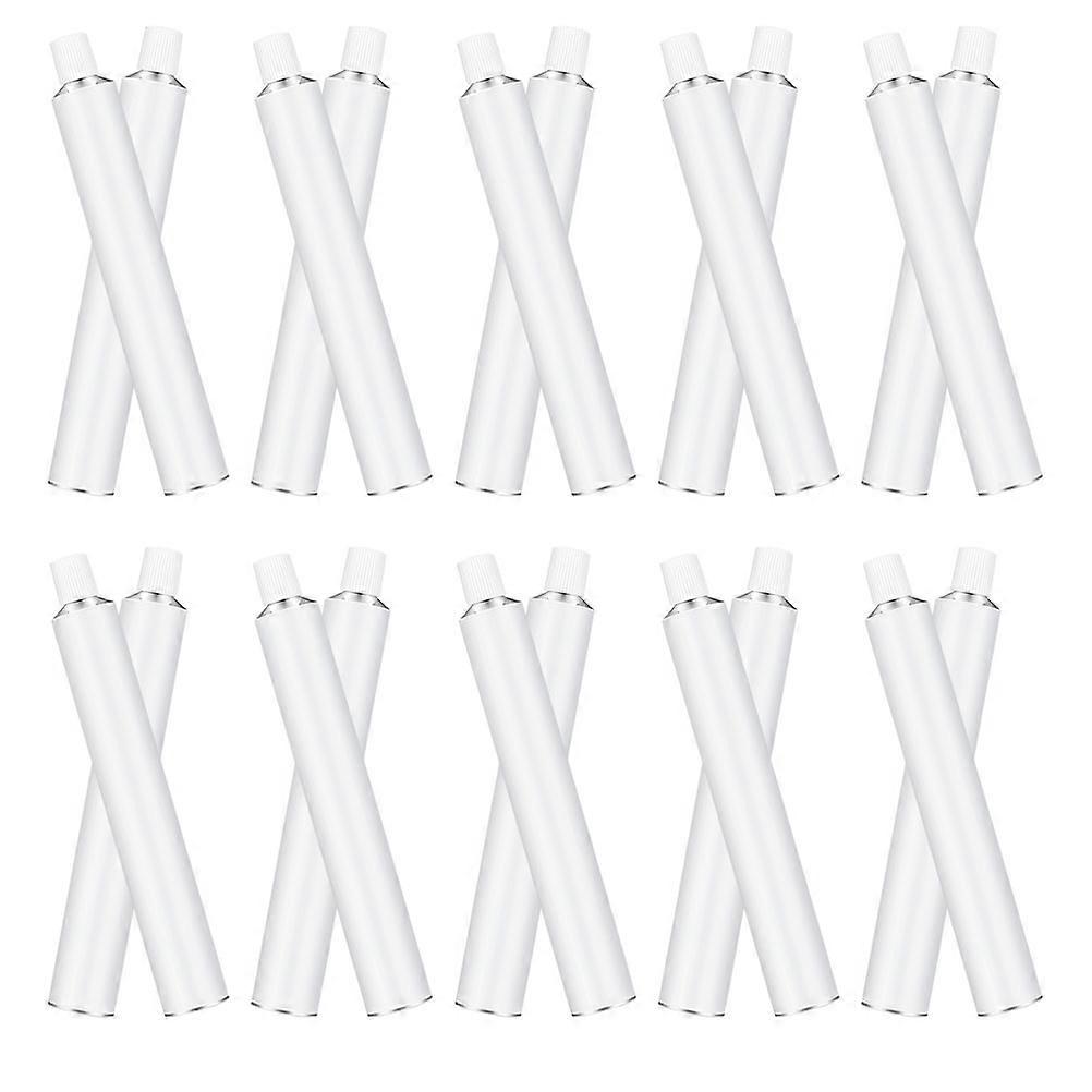 Watercolor Tubes Portable Design For Paint Users Transparent 12.50X1.70X1.70CM Storage Prevent Leakage 1 Set