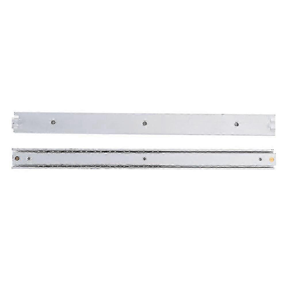 2Pcs Mini Aluminium Alloy Hardware Furniture Cabinet Slides Drawer Runner (200mm)
