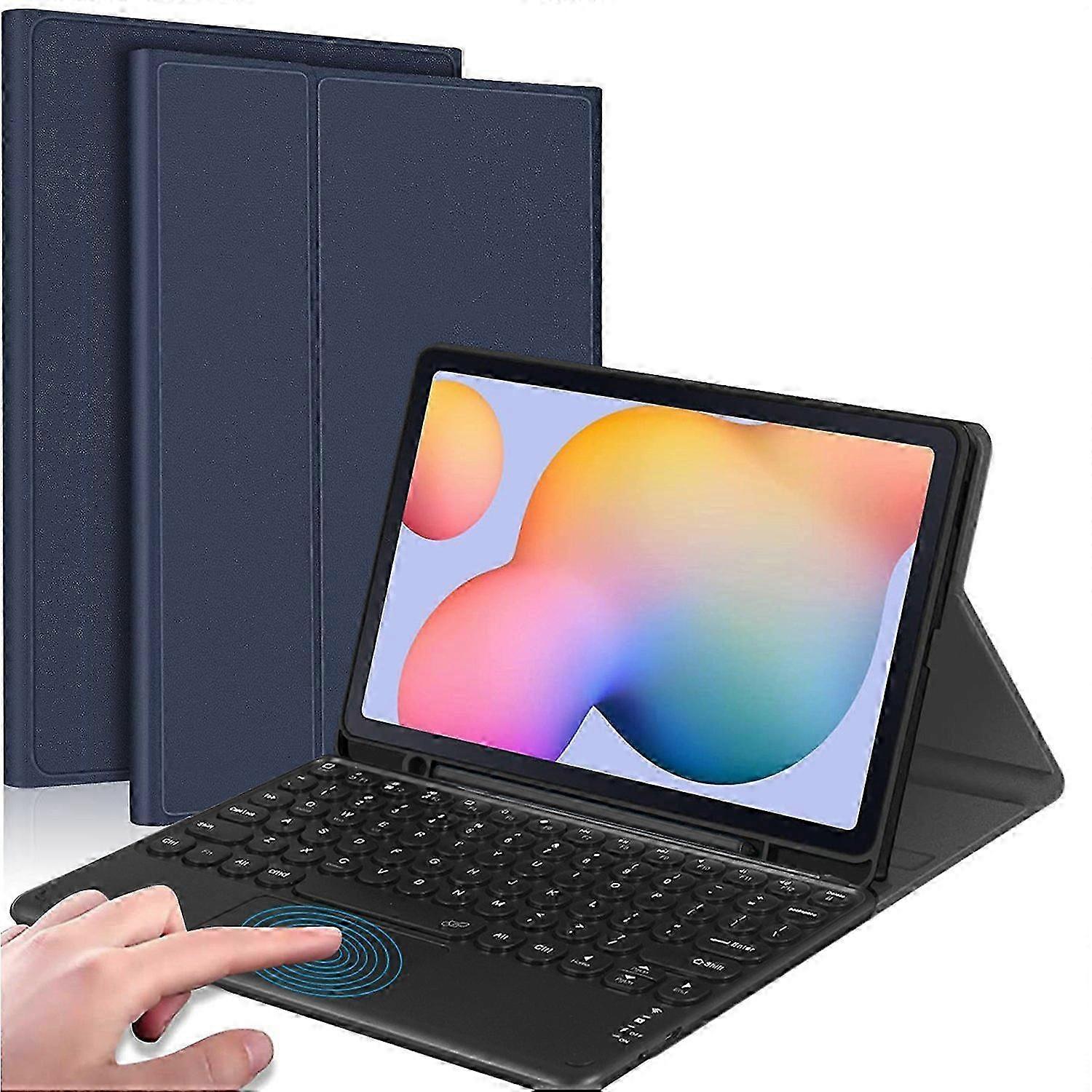 For Samsung Galaxy Tab S6 Lite () / S6 Lite (2022) / S6 Lite (2020) Bluetooth Keyboard with Touc hwy